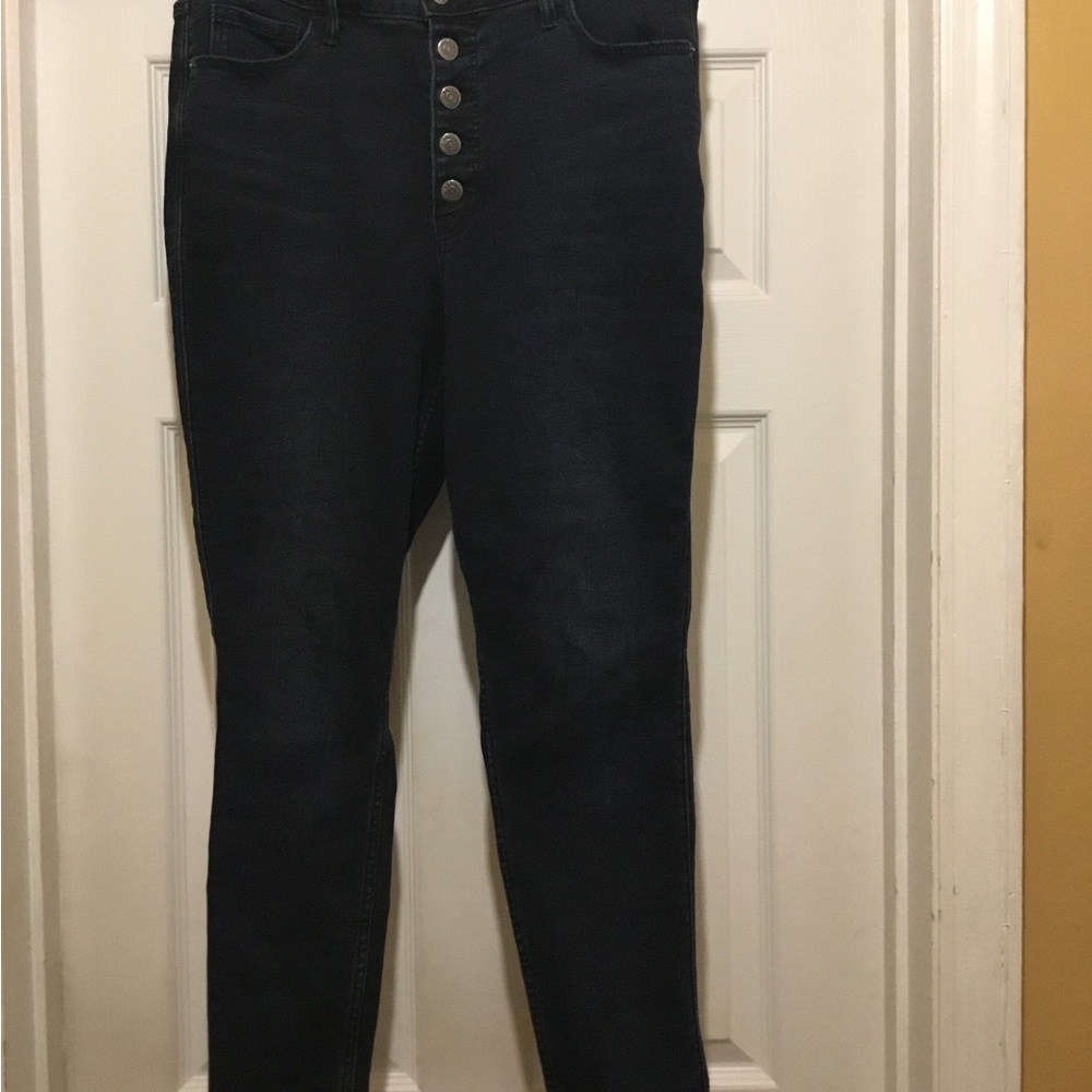 Old Navy Women's Black High-Waisted Jeans
